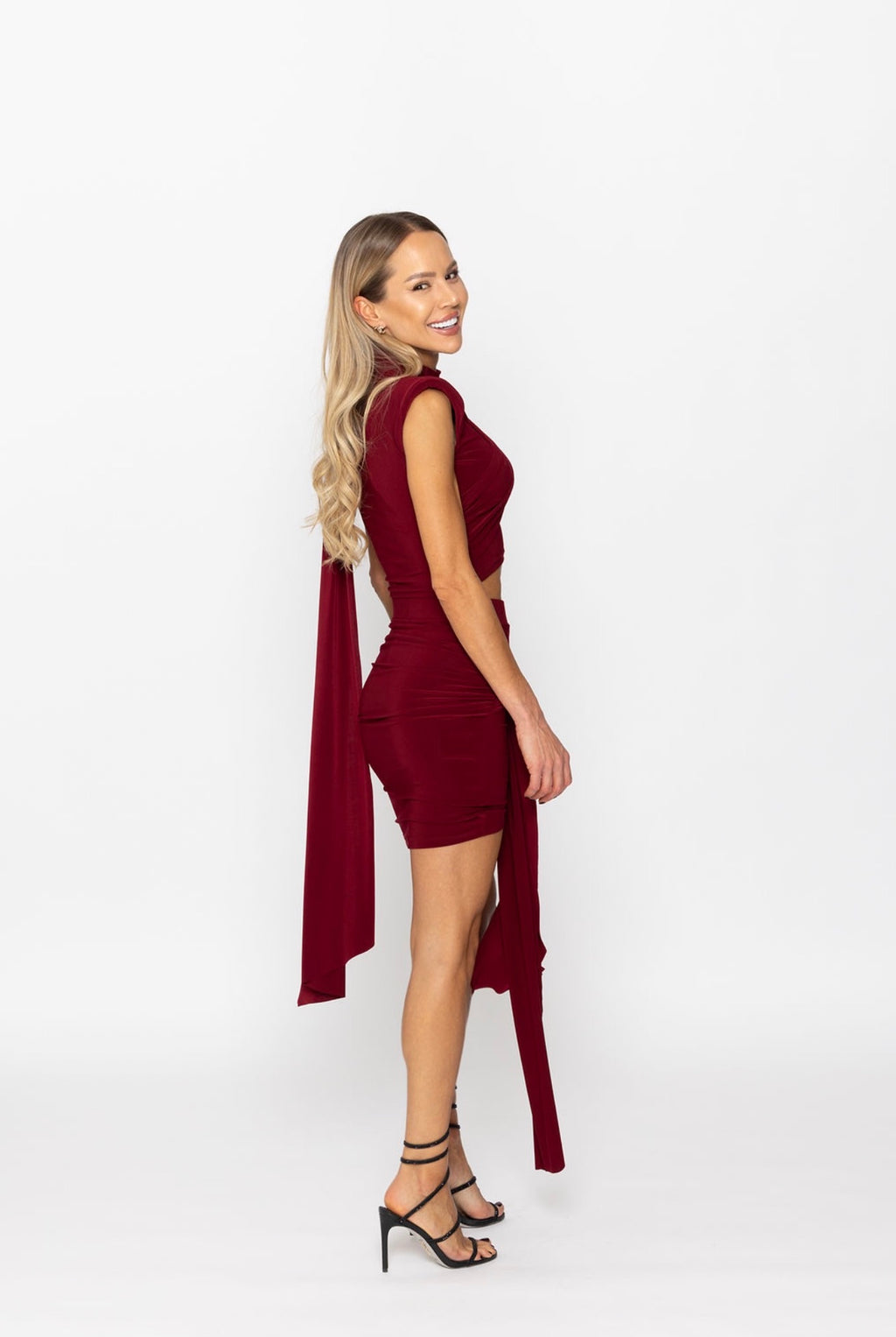 AMARA – Draped Two-Piece Set