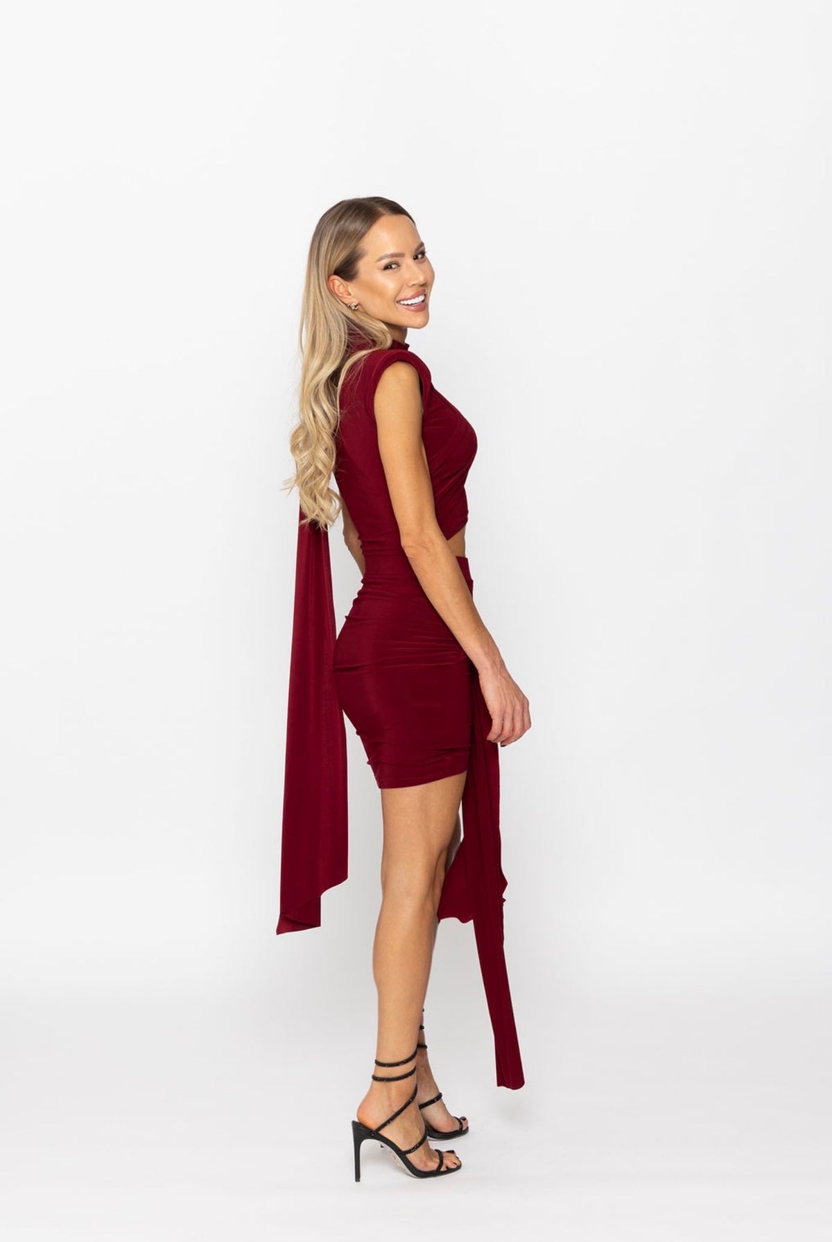 AMARA – Draped Two-Piece Set