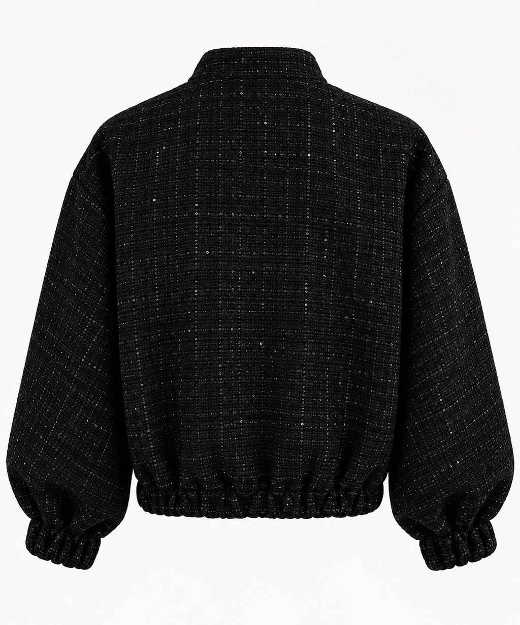 Midnight bomber jacket