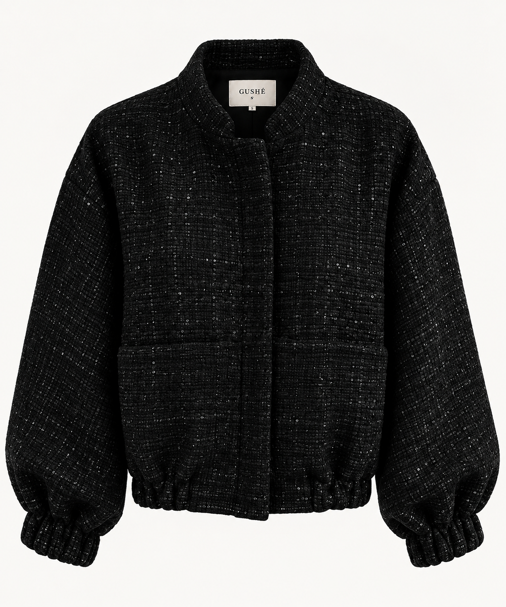 Midnight bomber jacket
